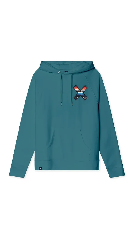Women's Fitted Hoodies for Modern Look -HOODIE CLASSIC AMAZON GREEN