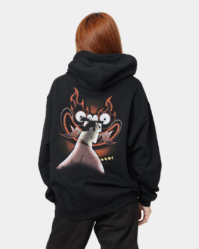 Women's Hoodies with Bold Colors for Statement Looks -American Thrift X Samurai Jack Samurai Jack Hoodie Black Women's Hoodies with Bold Colors for Statement Looks -American Thrift X Samurai Jack Samurai Jack Hoodie Black