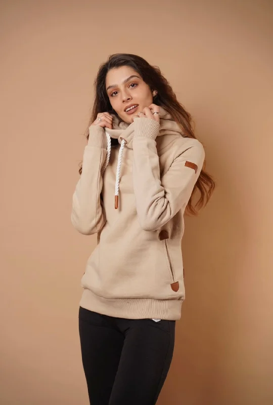 Women's Hoodies with Comfy Fit for Yoga -Artemis Sand Hoodie