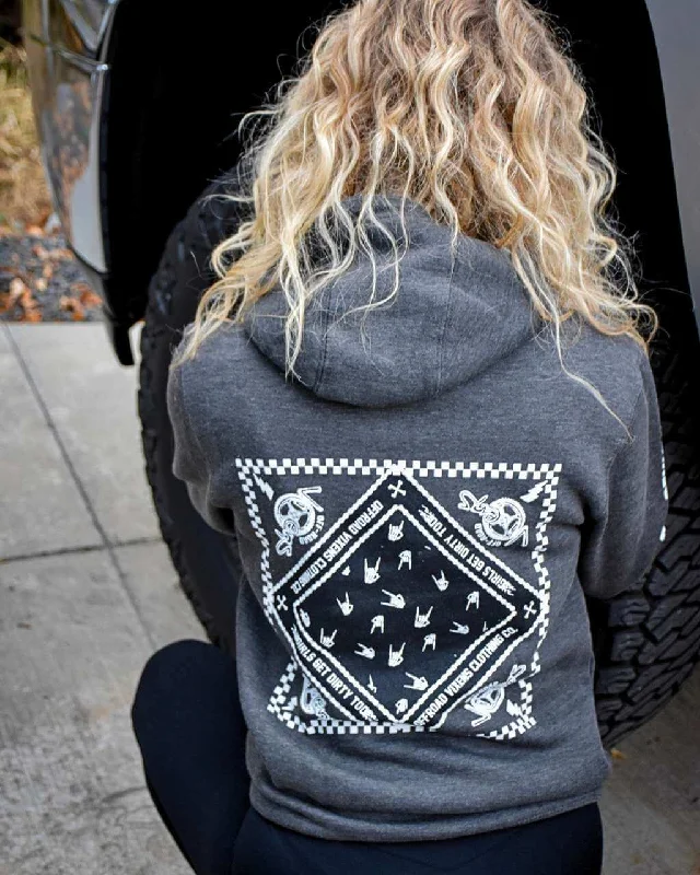 Women's Hoodies for Winter Activities -Bandana Unisex Pullover Hoodie