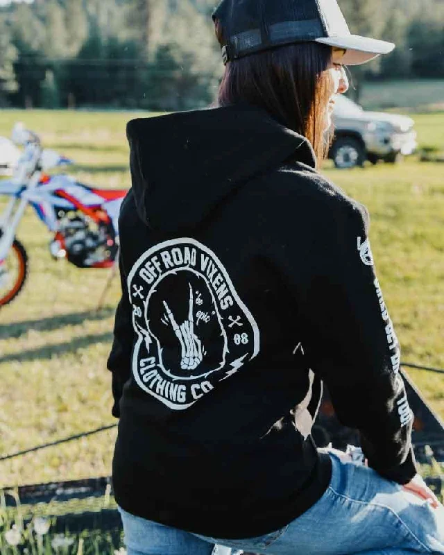 Women's Graphic Print Hoodies for Unique Style -Be Epic Unisex Zip Up Hoodie