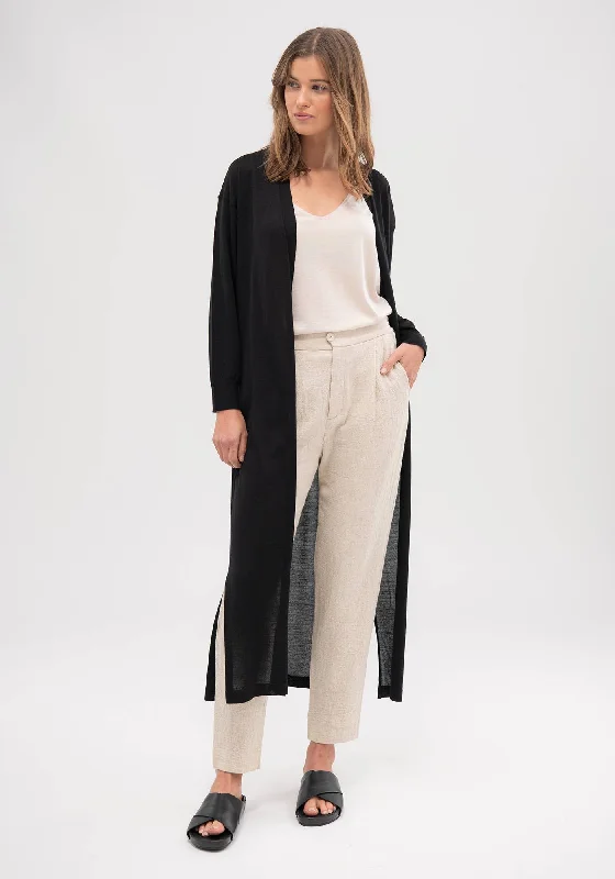 Women's Turtleneck Sweater-Caley Coat Cardi