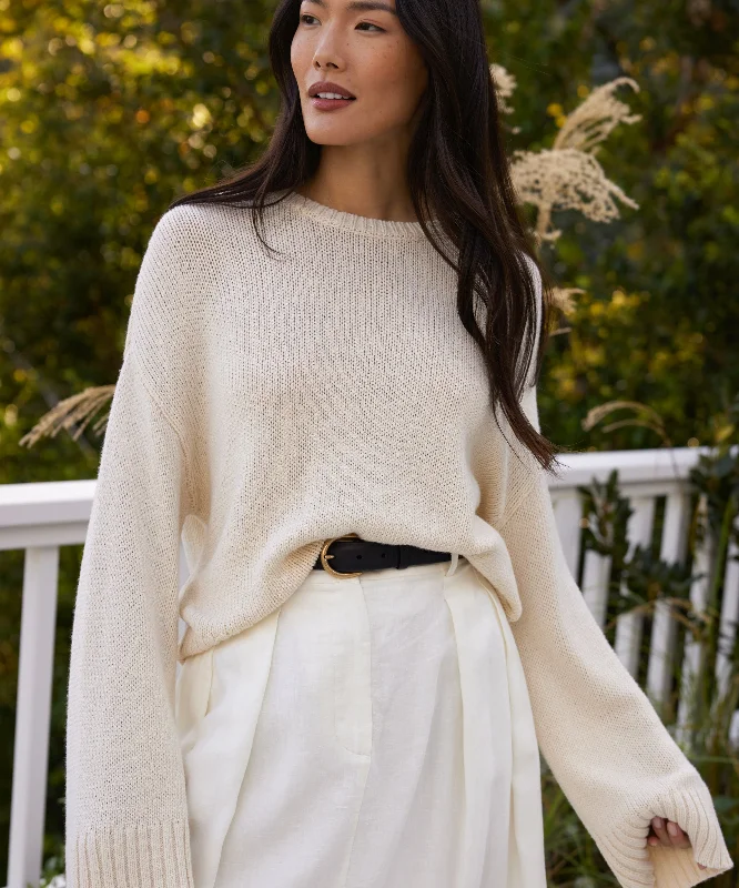 Women's Sweater for Versatile Wear-Cameron Crewneck