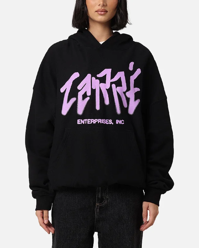 Women's Fashion Hoodies for Street Style -Carre Enterprise Hoodie Black