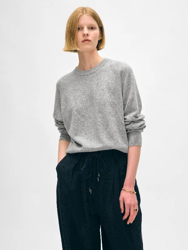 Women's Sweater with Colorful Tassels-Cashmere Easy Sweatshirt
