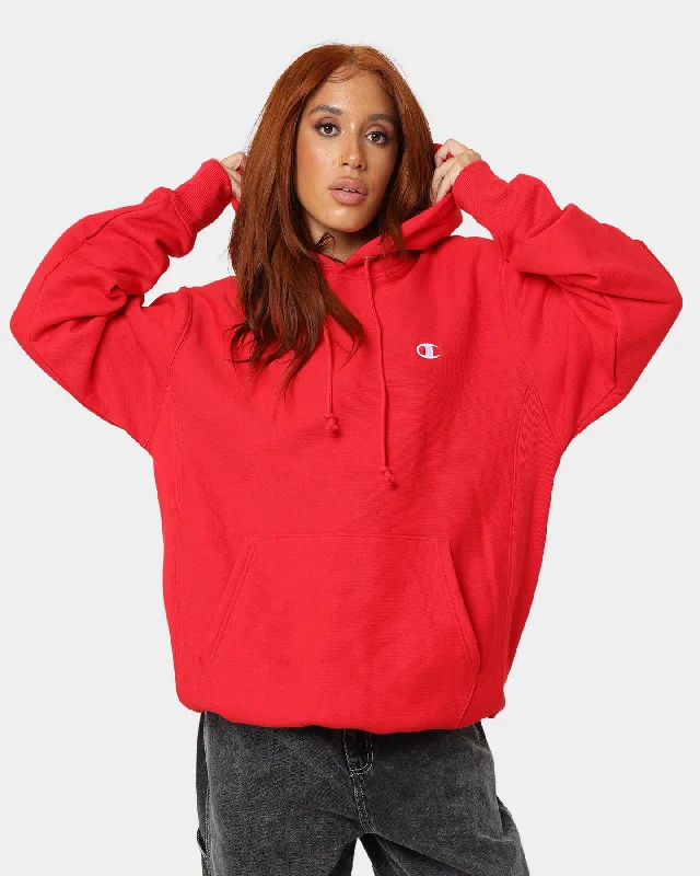 Women's Hoodies for Easy Breezy Style -Champion Rev Weave Hoodie Red