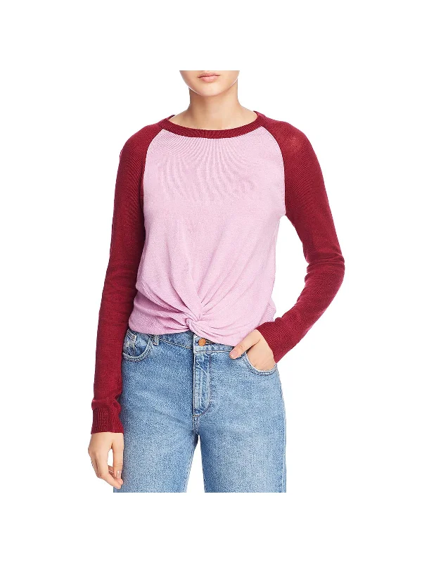 Women's Sweater with Loose Fit Style-Charlie Womens Wool Blend Raglan Sleeves Sweater