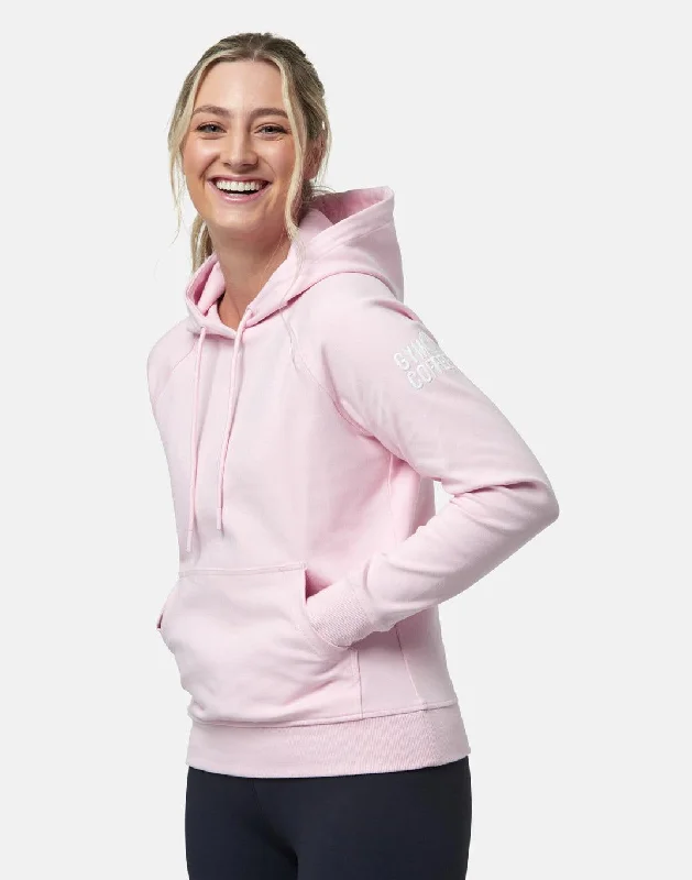 Women's Graphic Hoodies for Trendy Looks -Chill Hoodie in Baby Pink