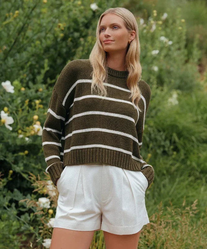 Women's Sweater for Holiday Shopping-Chloe Crewneck