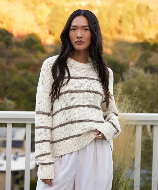 Women's Sweater for Cozy Casual Wear-Chloe Crewneck