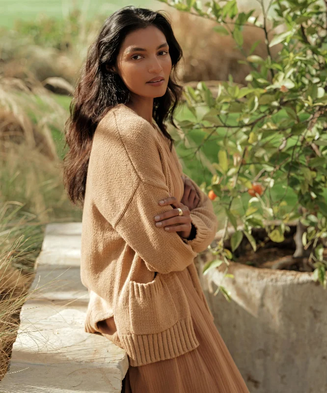 Women's Sweater with Retro Design-Cody Cardigan