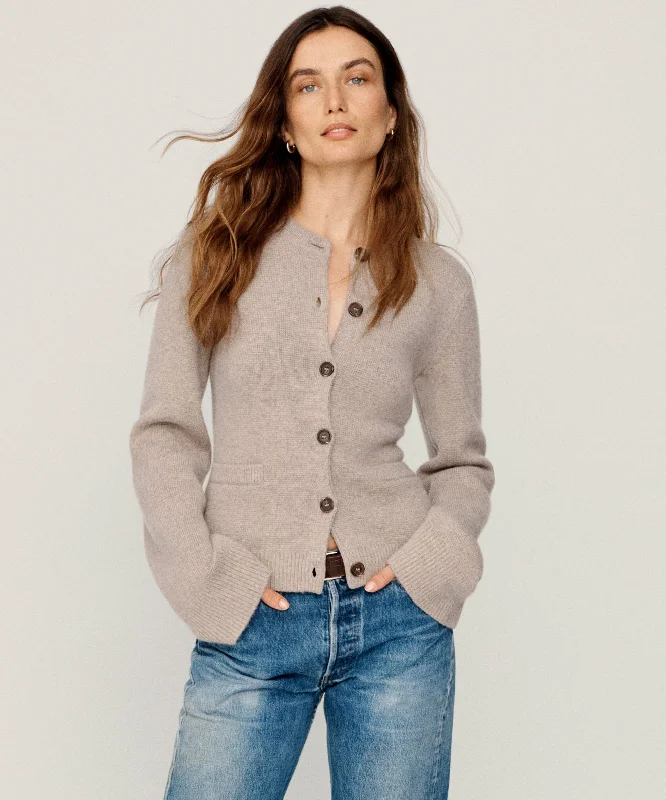 Women's Sweater with Metallic Detailing-Cooper Cardigan