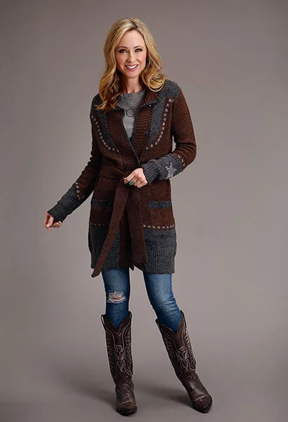 Women's Lightweight T-shirt with Relaxed Fit -Stetson Women's Belted Steer Head Sweater Women's Lightweight T-shirt with Relaxed Fit -Stetson Women's Belted Steer Head Sweater
