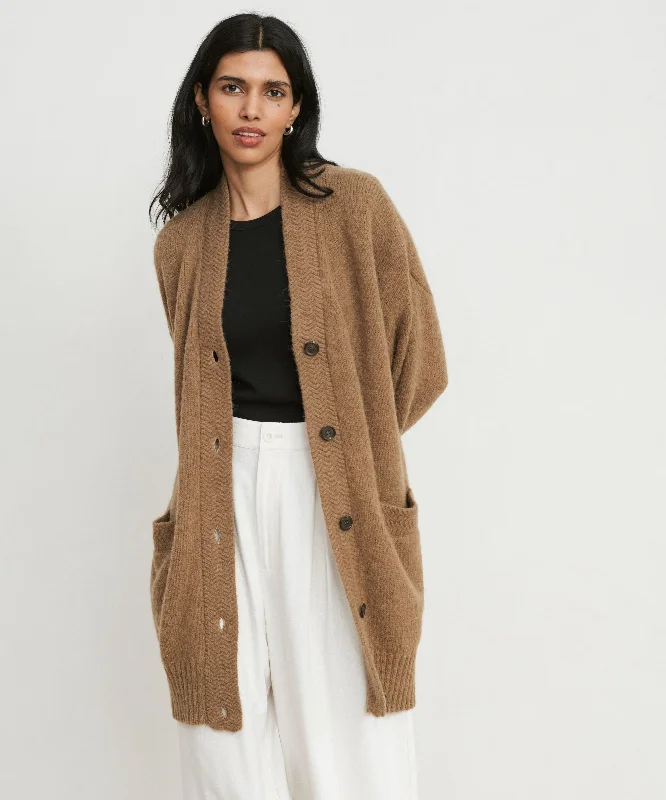 Women's Sweater for Holiday Fashion-Cottage Cardigan