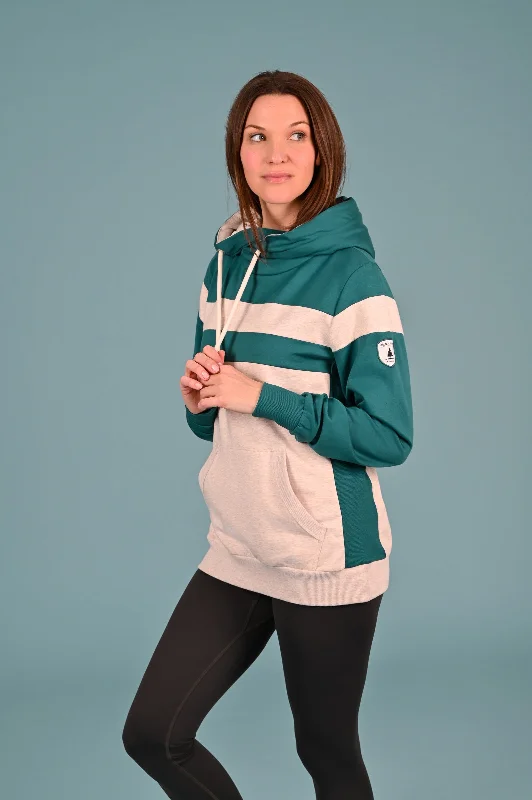 Women's Hoodies with Graphic Art for Unique Style -Dee-dee Lux Teal Mix Hoodie