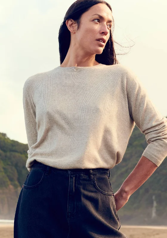 Women's Sweater with Comfortable Knit-Esther Crew