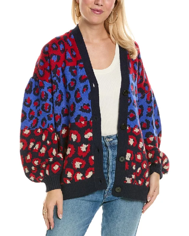 Women's Sweater for Trend-setting Looks-FARM Rio Wool-Blend Cardigan