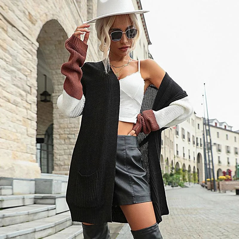 Women's Cardigans Sweater with Button Front-Fashion Long  Women Cardigan Sweater