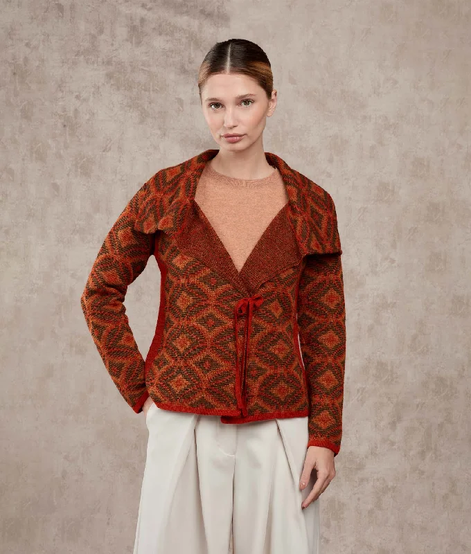 Women's Sweater for Comfy Winter Wear-Fitted Wrap Cardigan