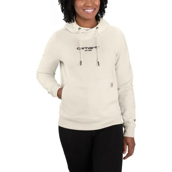 Women's Trendy Hoodies for Casual Streetwear -Force Graphic Hoodie - Malt