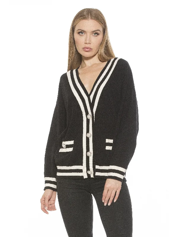 Women's Sweater with Long Sleeves-Frances Cardigan