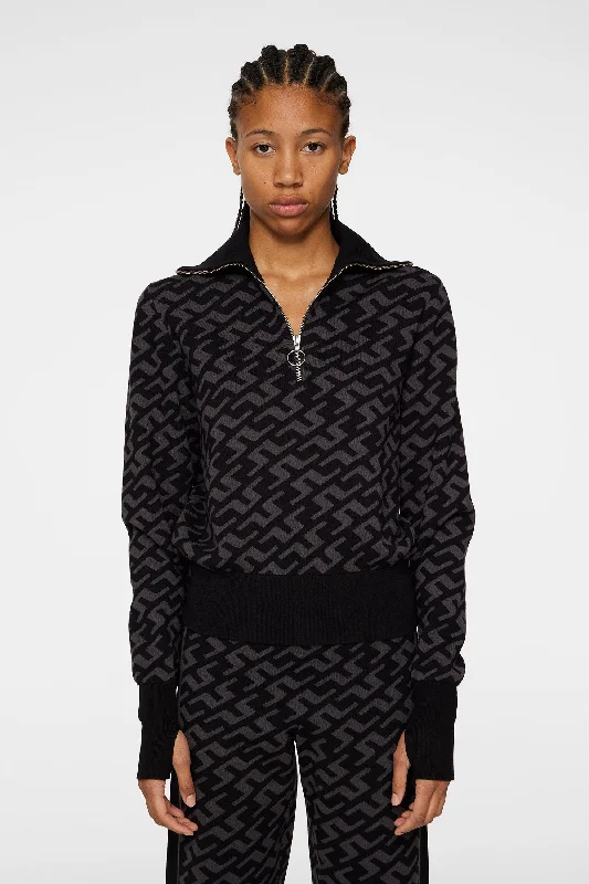 Women's Sweater for Travel-Kerla Zip Sweater