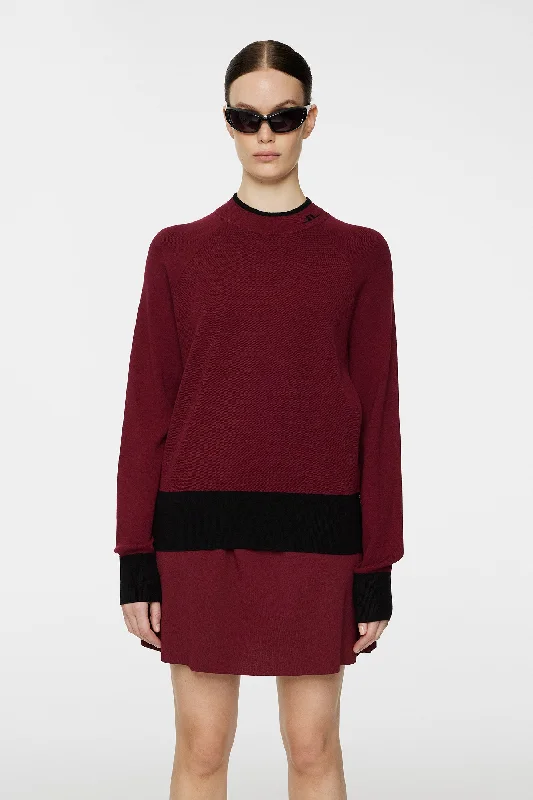 Women's Sweater with Fur Trim-Zoe Sweater