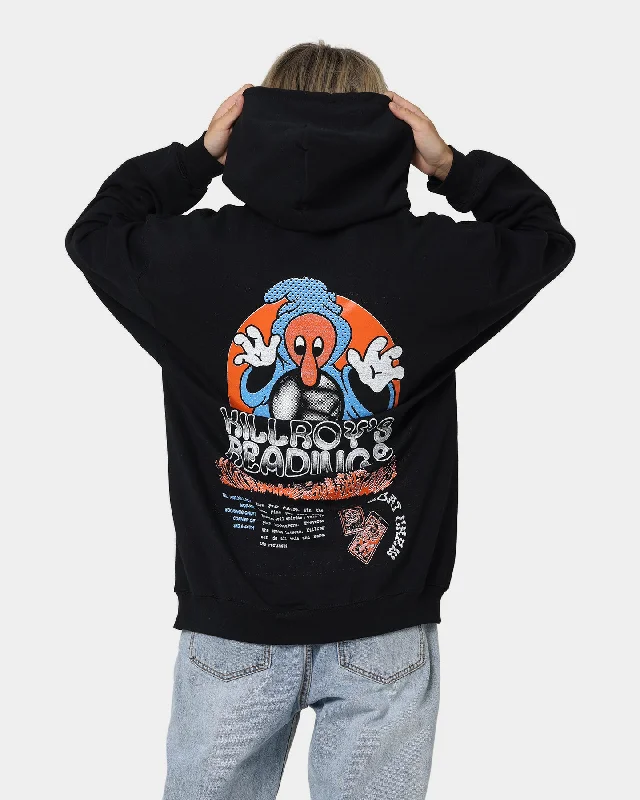 Women's Hoodies with High Neck for Extra Warmth -Goat Crew Kilroy Hoodie Black