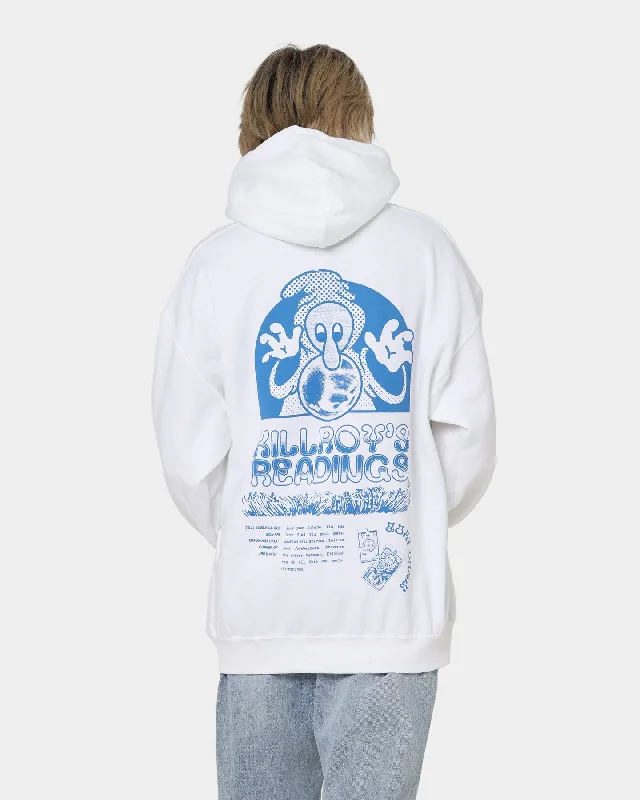 Women's Hoodies with Colorful Graphics -Goat Crew Kilroy Hoodie White