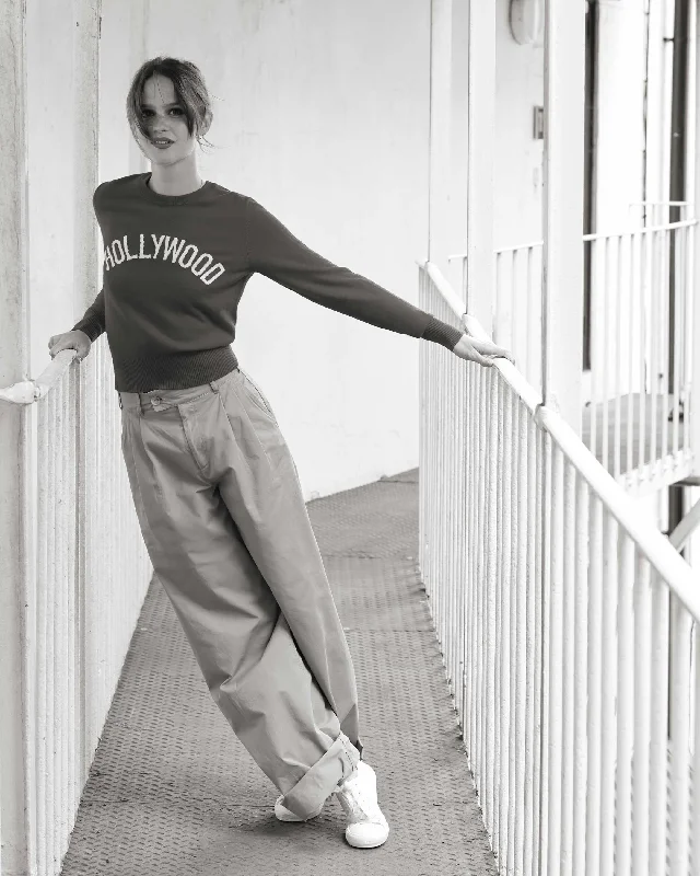 Women's Sweater for Stylish Layers-Hollywood Authentic The Hollywood Red