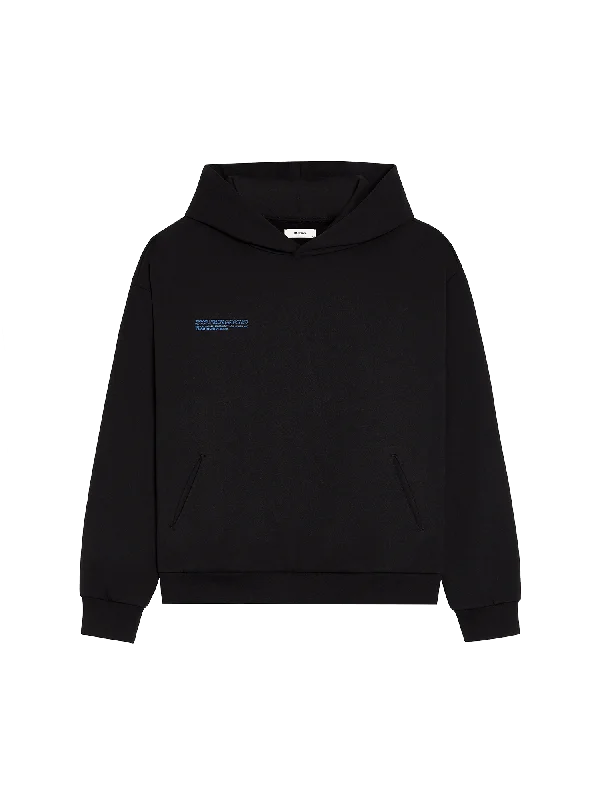 Women's Hoodies for Running and Fitness -Womens In Conversion Cotton Hoodie—black