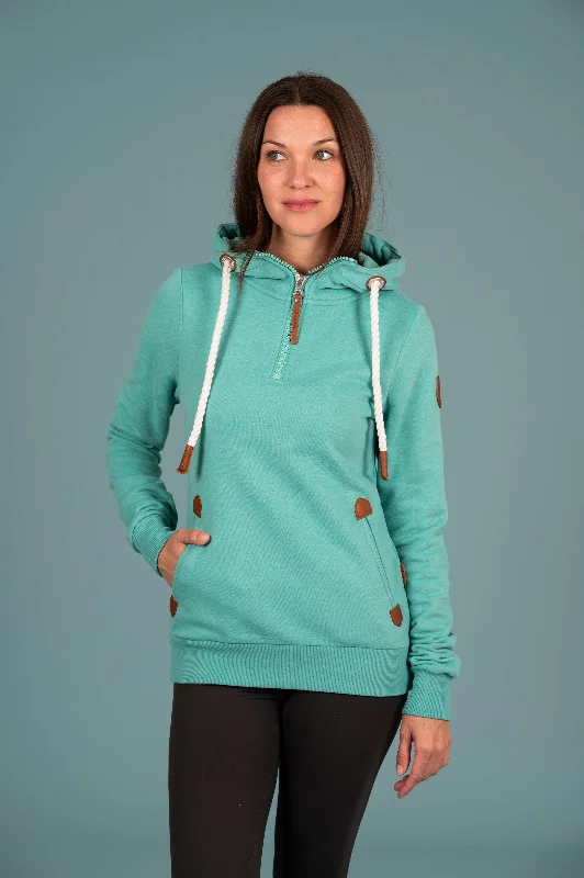 Women's Hoodies with Comfortable Fit -Ivy Half-Zip Hoodie Cove
