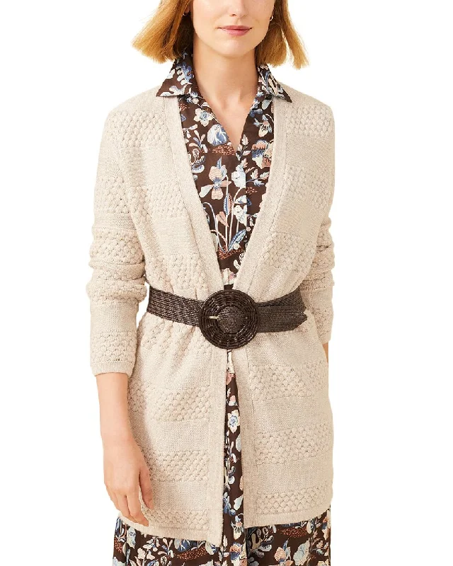 Women's Sweater for Warm and Cozy Days-J.McLaughlin Maglee Wool Cardigan