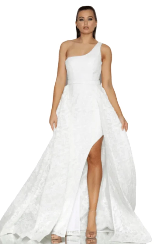 Luxury Wedding Dresses for Dream Weddings -BUY IT JADORE Samantha Gown with Overskirt JX2010 (White)