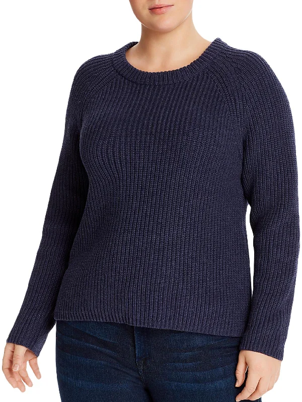 Women's Sweater for Layering with Jackets-Jane Womens Cotton Shaker Knit Sweater