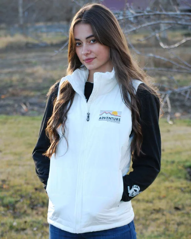 Women's Warm Hoodies for Winter Fashion -Live for Adventure Ladies Puffy Vest