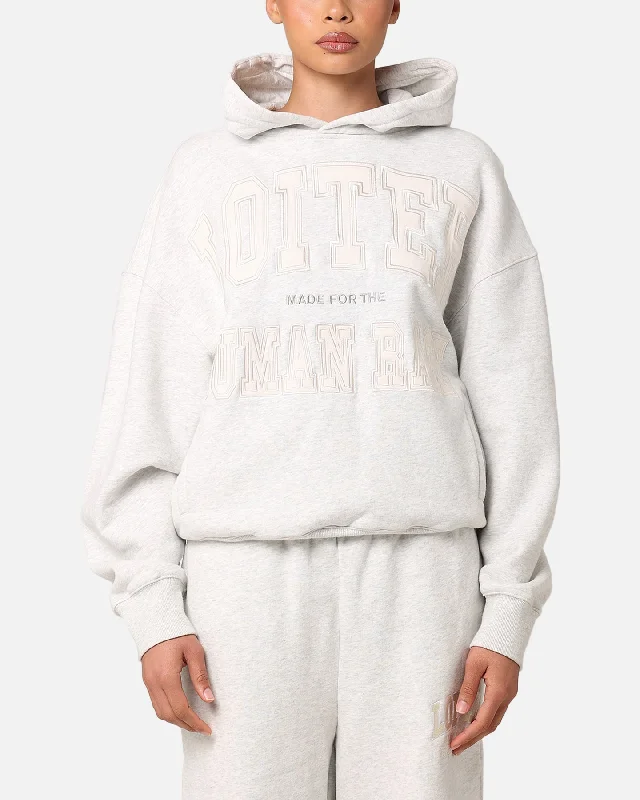 Women's Hoodies for Hiking and Outdoors -Loiter College Dropout Hoodie Light Marle