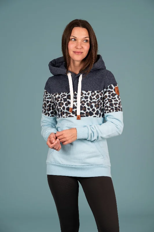 Women's Hoodies with Bold Designs for Statement Looks -Lucia Navy Mix Hoodie