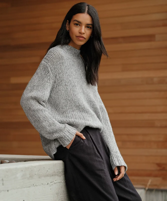 Women's Pullovers Sweater for Winter Fashion-Moritz Mockneck Pullover