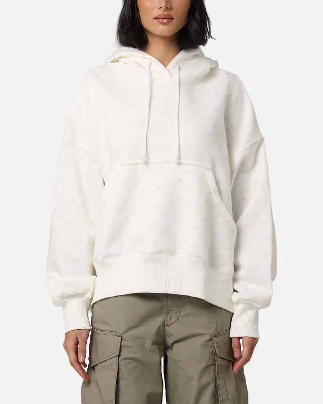 Women's Hoodies for Running Outdoors -Nike Women's Sportswear Pheonix Oversized Fleece Hoodie Sail