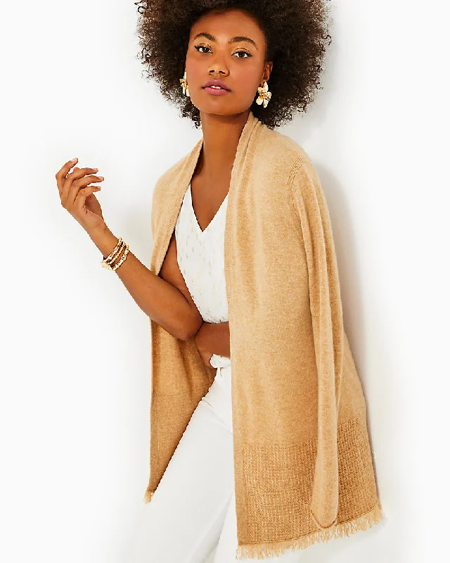 Women's Sweater with Small Details-Noble Cashmere Cardigan