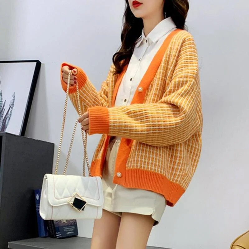 Women's Cardigans Sweater for Date Night-Oak Oversized Cardigan Sweater For Women