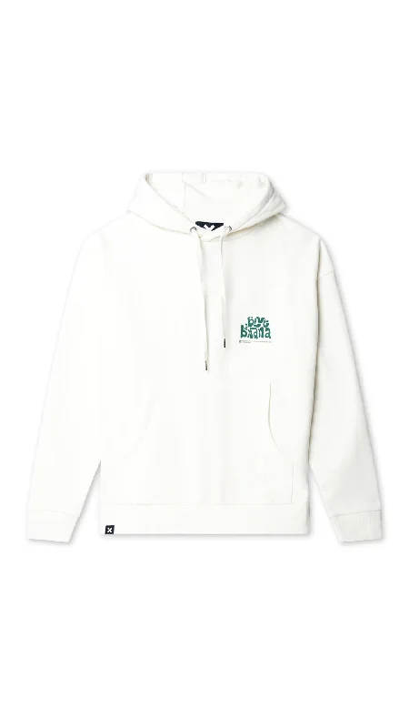 Women's Hoodies with Unique Neckline Designs -HOODIE RUMBLE BLANCO ROTO