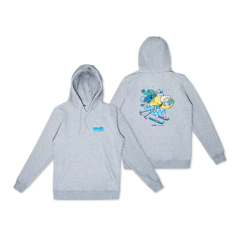 Women's Hoodies with Modern Cut -Organic Premium Hoodie Hemulens - Grey