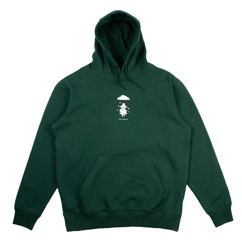 Women's Hoodies for Casual Office Days -Premium Cotton Hoodie Snufkin - Green
