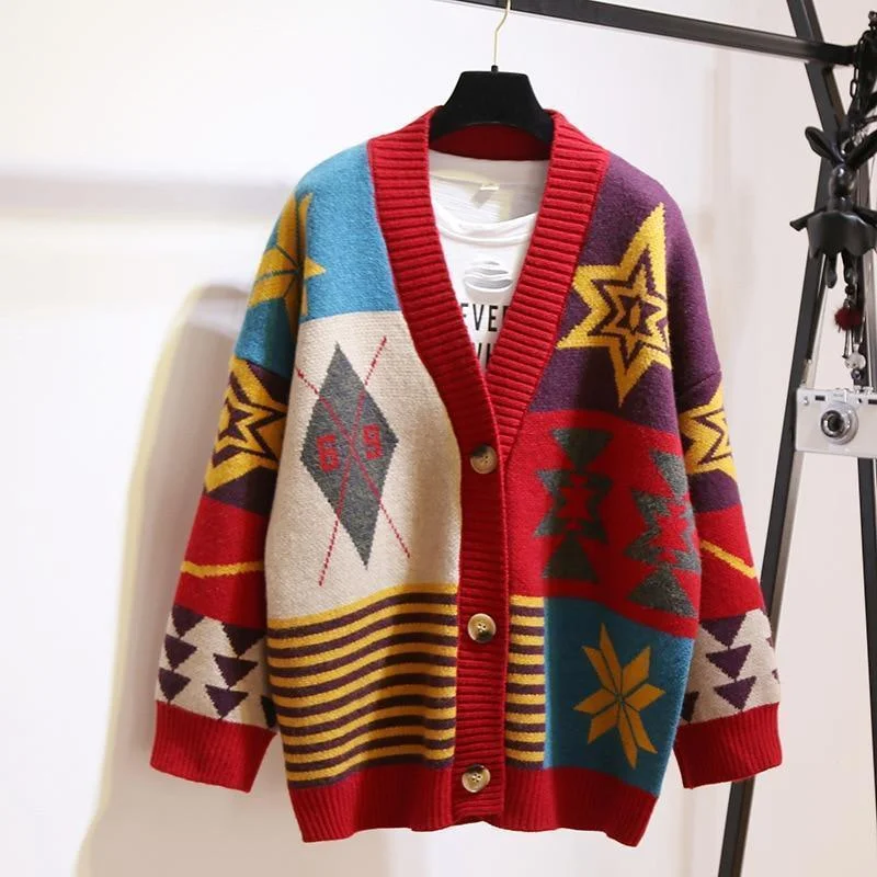 Women's Cardigans Sweater for Office Layers-Multi-Color Cardigan Sweater For Women