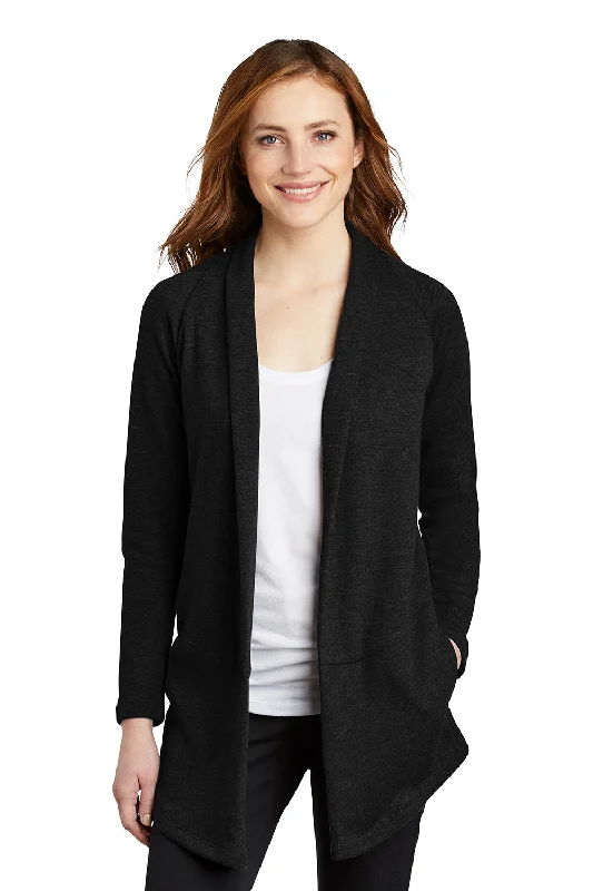 Women's Cardigans Sweater with Soft Texture-Port Authority Womens Long Sleeve Cardigan Sweater - Deep Black Women's Cardigans Sweater with Soft Texture-Port Authority Womens Long Sleeve Cardigan Sweater - Deep Black