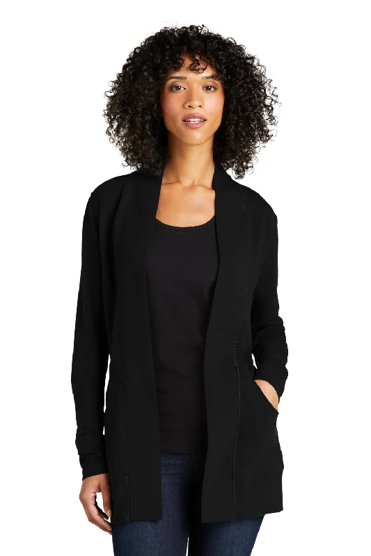 Women's Cardigans Sweater for a Cozy Day-Port Authority Womens Microterry Snag Resistant Long Sleeve Cardigan Sweater - Deep Black Women's Cardigans Sweater for a Cozy Day-Port Authority Womens Microterry Snag Resistant Long Sleeve Cardigan Sweater - Deep Black