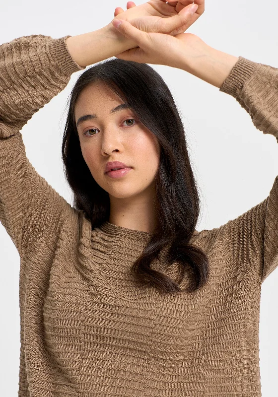Women's Sweater with Bow Back-Saki Sweater