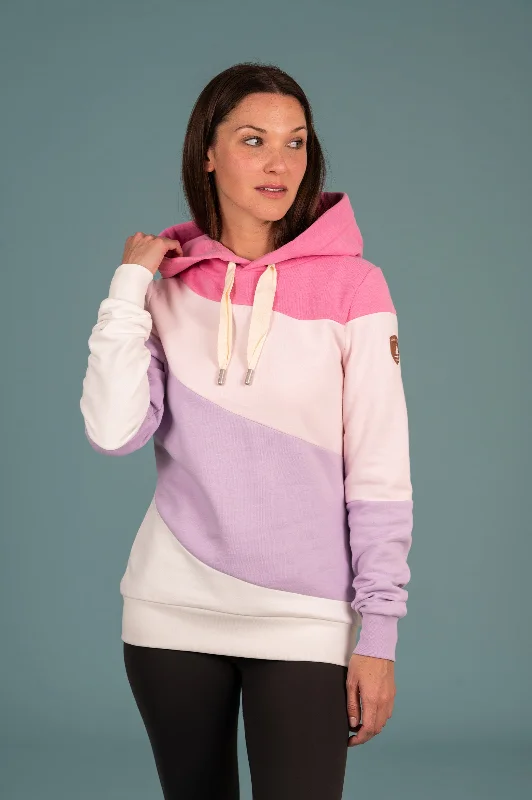 Women's Hoodies with Pockets for Function -Solo Colorblock Hoodie Orchid Mix